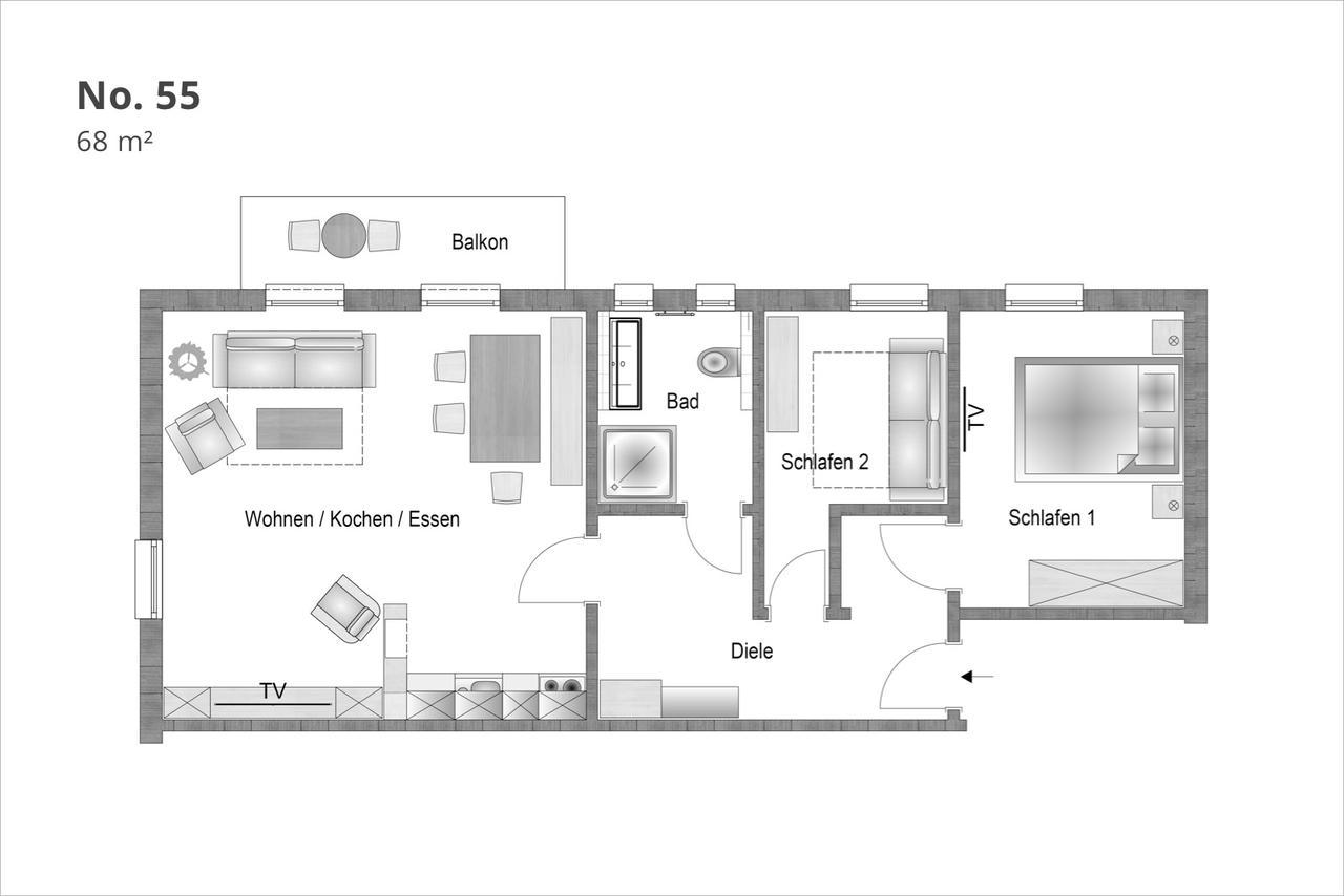 Min Huesung By Rujana Apartment Binz Ngoại thất bức ảnh