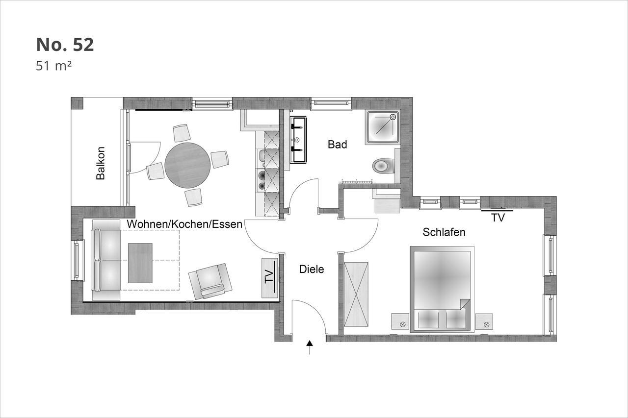 Min Huesung By Rujana Apartment Binz Ngoại thất bức ảnh