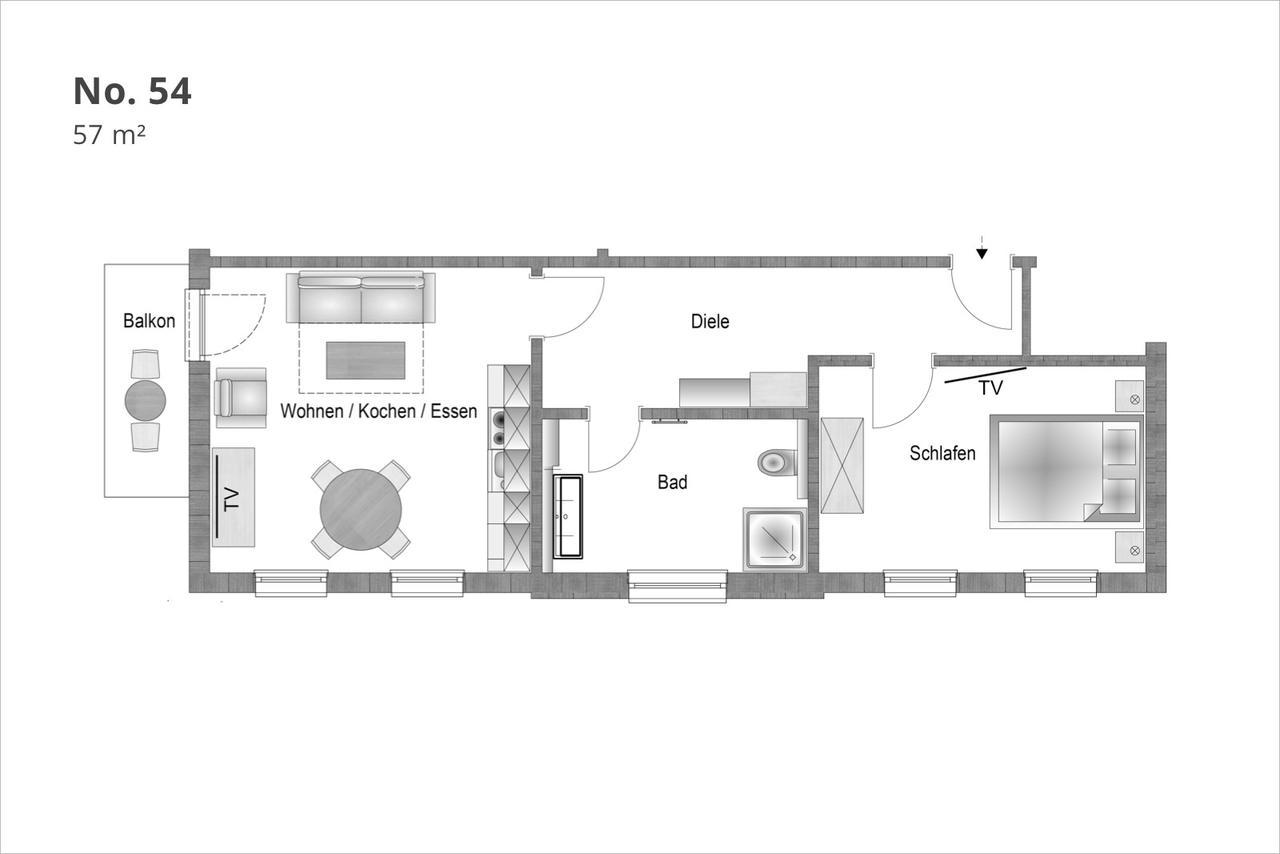 Min Huesung By Rujana Apartment Binz Ngoại thất bức ảnh