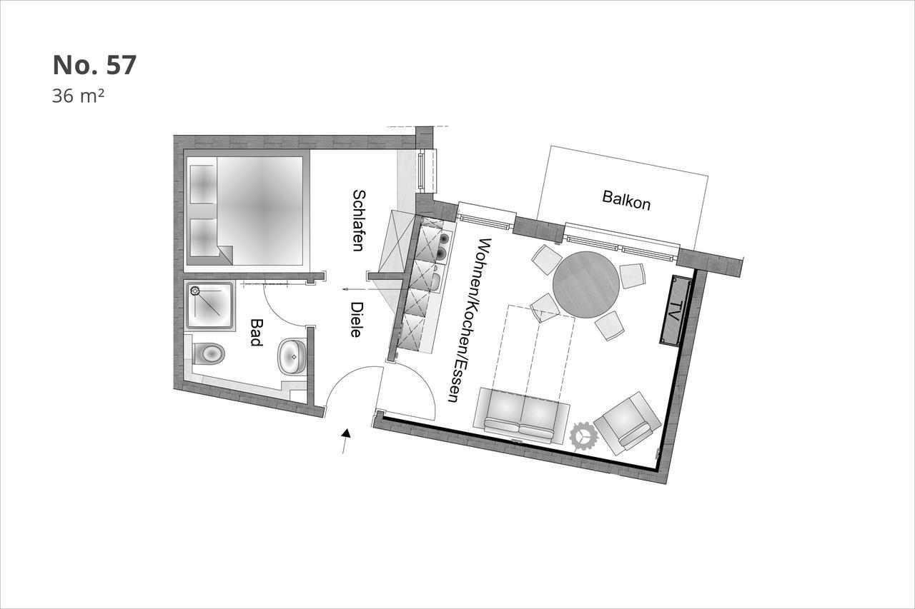 Min Huesung By Rujana Apartment Binz Ngoại thất bức ảnh