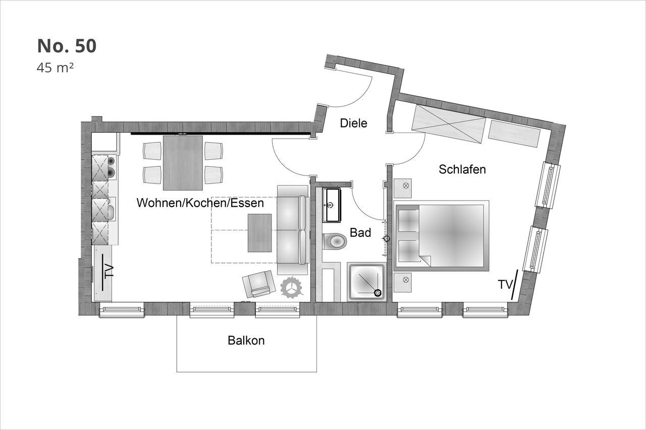 Min Huesung By Rujana Apartment Binz Ngoại thất bức ảnh